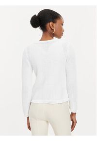 Luisa Spagnoli Kardigan Conforto 58327 Biały Regular Fit. Kolor: biały. Materiał: syntetyk, wiskoza #4