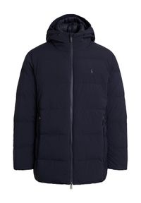 Polo Ralph Lauren Kurtka puchowa 710967773001 Granatowy Regular Fit. Typ kołnierza: polo. Kolor: niebieski. Materiał: syntetyk