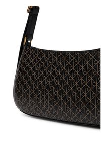 Calvin Klein Torebka Emblem Aop Small Shoulder Bag LV04F3324G Czarny. Kolor: czarny. Materiał: skórzane #4