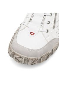 Rieker Sneakersy L0355-80 Biały. Kolor: biały. Materiał: skóra #5