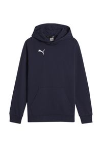 Puma - Bluza Z Kapturem Dziecięca Team Goal Casual. Typ kołnierza: kaptur. Kolor: niebieski