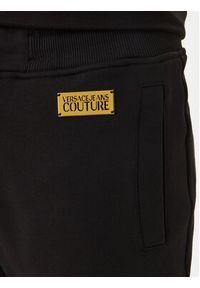 Versace Jeans Couture Spodnie dresowe 80GAAT04 CF01T Czarny Regular Fit. Kolor: czarny. Materiał: bawełna #2