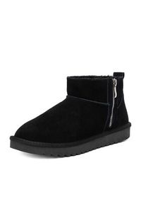 DeeZee Śniegowce DZ-80 BLACK Czarny. Kolor: czarny. Materiał: materiał #6