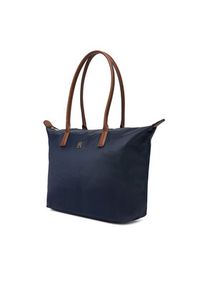 TOMMY HILFIGER - Tommy Hilfiger Torebka Popette Tote AW0AW17711 Granatowy. Kolor: niebieski #4