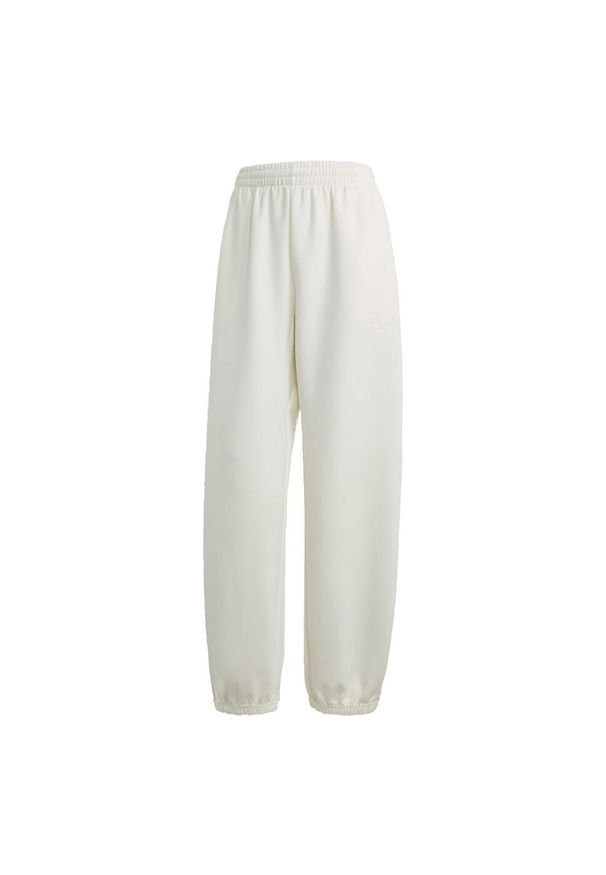 Adidas - Spodnie Soft Lux Loose. Kolor: biały. Sport: fitness