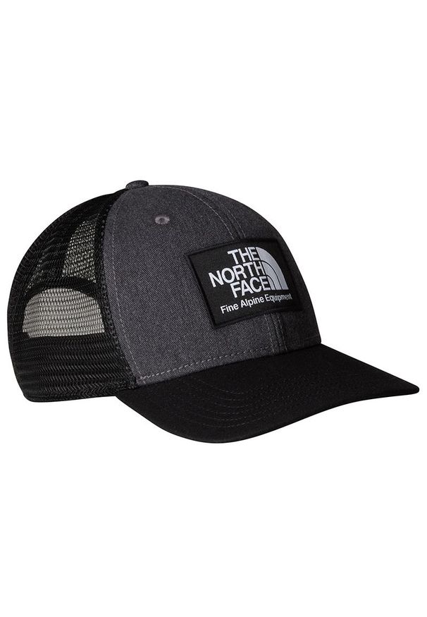 Czapka z daszkiem The North Face Mudder Trucker 0A5FX8GAN1 - czarna. Kolor: czarny. Materiał: poliester, skóra, tkanina