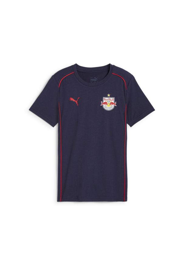 Puma - Koszulka młodzieżowa Casuals FC Red Bull Salzburg PUMA Navy Red Blue. Kolor: czerwony, niebieski, wielokolorowy