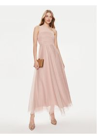 Kontatto Sukienka wieczorowa SU308 Różowy Regular Fit. Kolor: różowy. Materiał: syntetyk. Styl: wizytowy #5