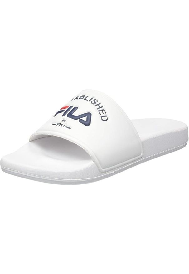 Klapki basenowe damskie Fila Baywalk '23 wsuwane. Kolor: biały. Styl: sportowy