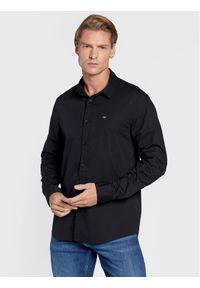 Calvin Klein Koszula K10K110856 Czarny Slim Fit. Kolor: czarny. Materiał: bawełna #1