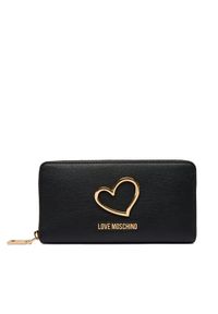 Love Moschino - LOVE MOSCHINO Portfel JC5505PP1OLQ0000 Czarny. Kolor: czarny. Materiał: skóra #1