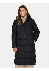 only - ONLY Płaszcz zimowy Montana 15226559 Czarny Relaxed Fit. Kolor: czarny. Materiał: syntetyk. Sezon: zima