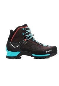 Buty trekkingowe damskie Salewa WS Mtn Trainer Mid Gtx czarne,turkusowe. Wysokość cholewki: za kostkę. Zapięcie: sznurówki. Kolor: wielokolorowy, czarny, niebieski, zielony