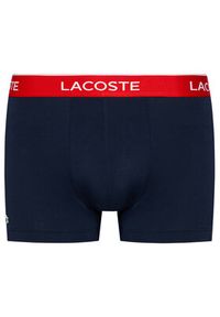 Lacoste Komplet 3 par bokserek 5H3401 Granatowy. Kolor: niebieski. Materiał: bawełna