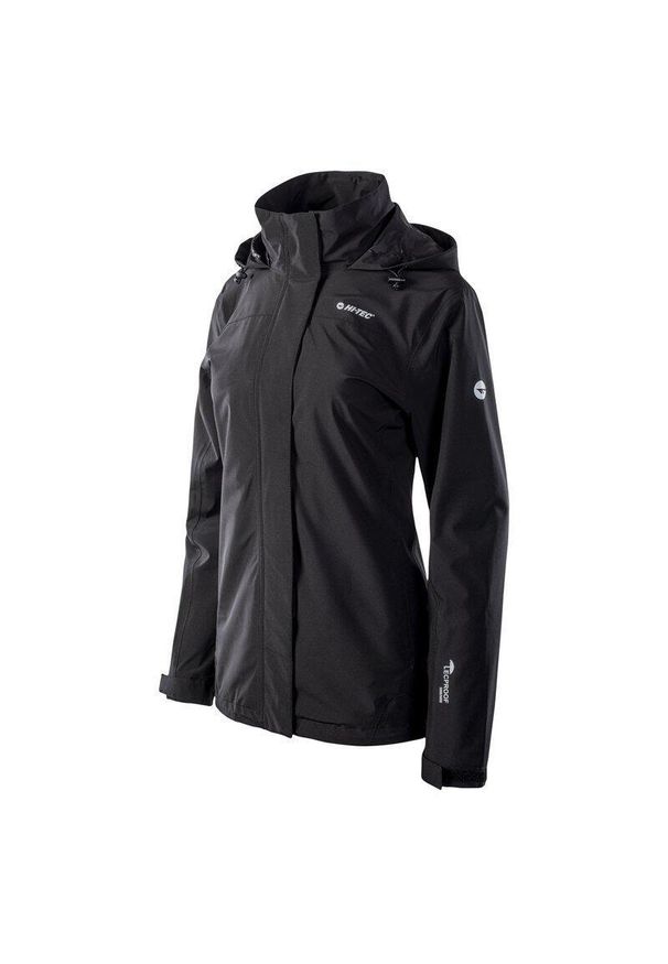 Hi-tec - Damska kurtka trekkingowa Hi-Tec Lady Oscar przejściowa sportowa czarna. Kolor: czarny. Materiał: syntetyk. Sport: turystyka piesza