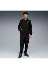 Puma Acm Ftbless Tkana Bluza Z Fansuitem Dorośli. Kolor: czarny. Materiał: dresówka. Sport: piłka nożna