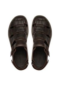 Clarks Sandały Saltway Cove 26176900 Brązowy. Kolor: brązowy. Materiał: skóra #4