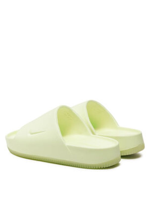 Nike Klapki Calm Slide DX4816 702 Zielony. Kolor: zielony