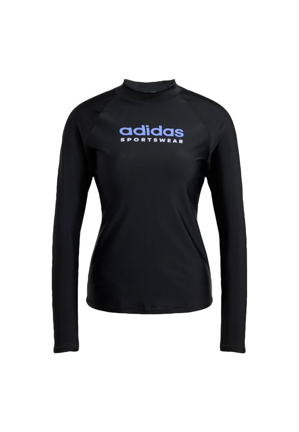 Adidas - Koszulka Long Sleeve Rash Guard. Kolor: wielokolorowy, niebieski, czarny. Materiał: materiał