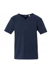 Regatta - T-shirt Męski Dewi. Kolor: niebieski. Sport: turystyka piesza