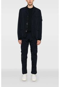 C.P. Company - C.P. COMPANY Czarny męski cienki sweter Crew Neck, Rozmiar XL. Kolor: czarny #3