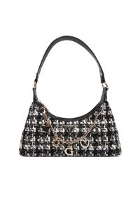 Guess Torebka Everlee HWTB86 79180 Czarny. Kolor: czarny