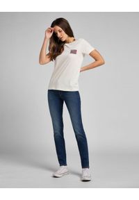 Lee - DAMSKI T-SHIRT LEE CREW NECK TEE ECRU L41LYGNQ 112109069