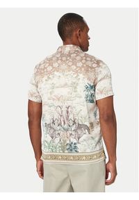 Guess Koszula M6YH88 W3424 Beżowy Regular Fit. Kolor: beżowy. Materiał: syntetyk #2