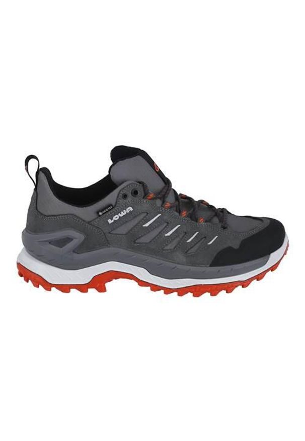 Buty trekkingowe męskie Lowa Innovo Low Gtx. Kolor: szary. Materiał: syntetyk, zamsz, materiał. Szerokość cholewki: normalna