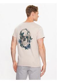 Zadig&Voltaire T-Shirt Monastir JMTN00228 Beżowy Regular Fit. Kolor: beżowy. Materiał: bawełna
