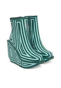 United Nude Botki Wa Bootie Hi 1087993382 Zielony. Kolor: zielony. Materiał: materiał #4
