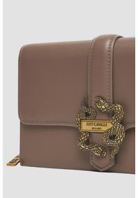 Just Cavalli - JUST CAVALLI Kopertówka w kolorze taupe Iconic Snakes - Style 13. Kolor: beżowy. Materiał: skórzane
