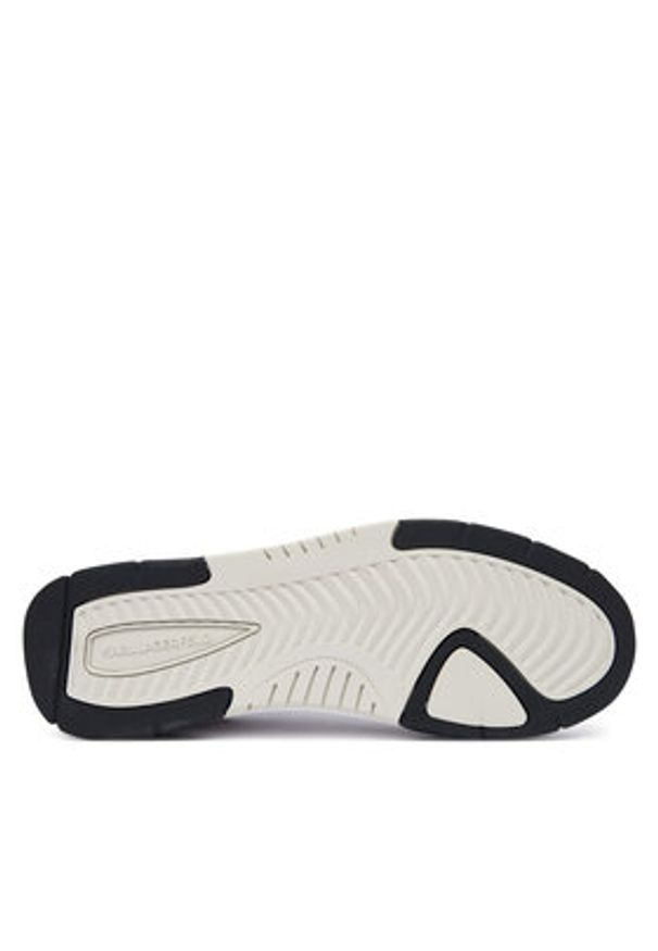 Karl Lagerfeld - KARL LAGERFELD Sneakersy KL53025 Biały. Kolor: biały. Materiał: skóra