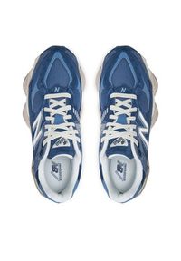 New Balance Sneakersy 9060 V1 U9060EEF Granatowy. Kolor: niebieski. Materiał: zamsz, skóra