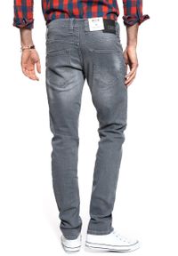 Mustang - SPODNIE MĘSKIE MUSTANG Oregon Tapered DENIM GREY 1009375 4500 313 #5