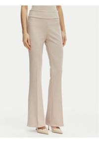 Rinascimento Spodnie materiałowe CFC0127875003 Beżowy Straight Fit. Kolor: beżowy. Materiał: syntetyk #1