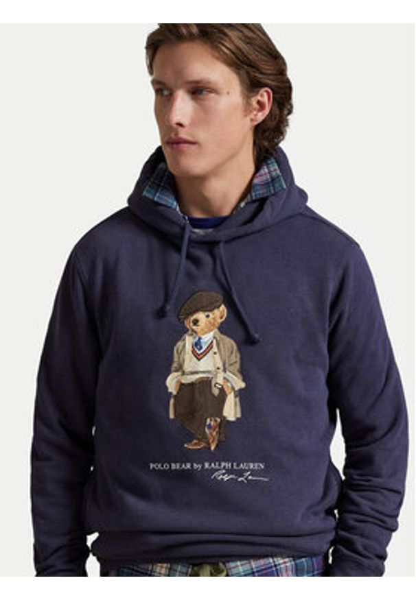 Polo Ralph Lauren Bluza 710980314001 Granatowy Regular Fit. Typ kołnierza: polo. Kolor: niebieski. Materiał: bawełna