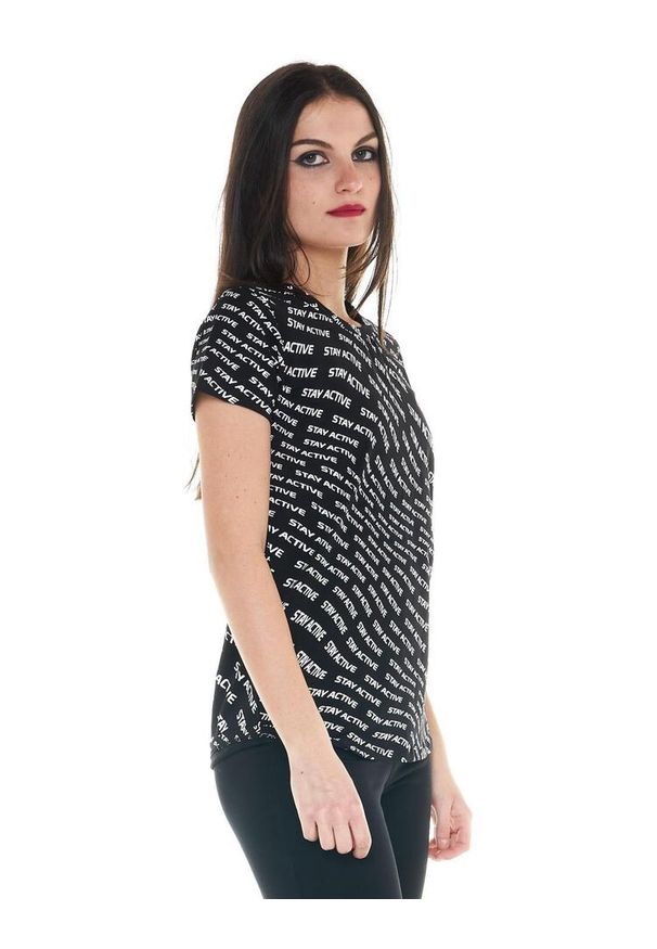 LEONE 1947 APPAREL - T-shirt firmy Energy. Kolor: czarny. Materiał: tkanina. Sport: fitness