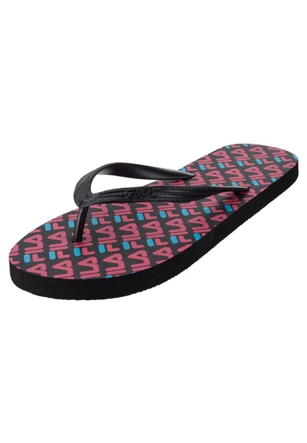 Japonki basenowe damskie Fila Troy Slipper. Kolor: czarny. Styl: sportowy