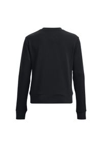 Bluza Kobieta Under Armour Rival Terry czarny. Kolor: czarny, biały, wielokolorowy. Sport: fitness
