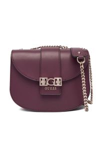 Guess Torebka HWVG98 91210 Fioletowy. Kolor: fioletowy. Materiał: skórzane