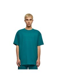 BUILD YOUR BRAND - Ponadwymiarowa Koszulka Dla Dorosłych Unisex Heavyweight. Kolor: niebieski