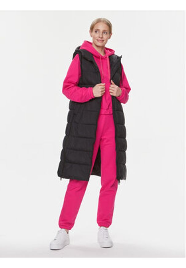 Guess Bezrękawnik Breana V4RL01 WFYE2 Czarny Regular Fit. Kolor: czarny. Materiał: syntetyk. Długość rękawa: bez rękawów