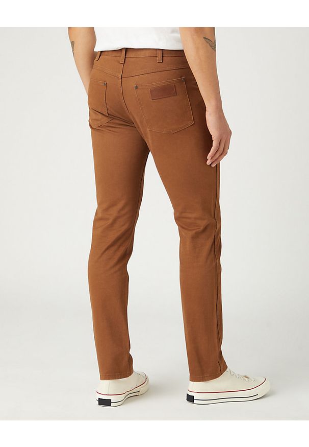 Wrangler - WRANGLER LARSTON MĘSKIE SPODNIE JEANSOWE JEANSY DŻINSY BISON W18S9328E