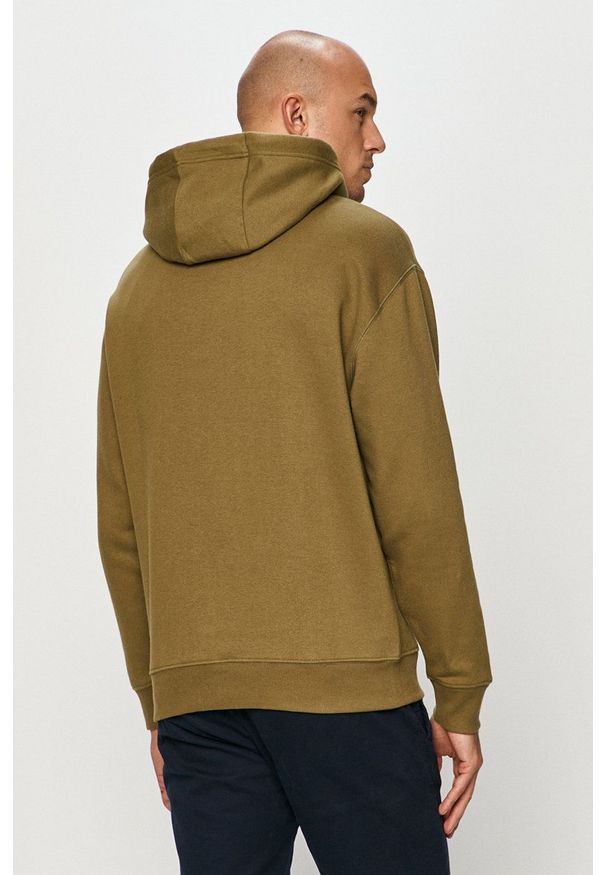 Kappa - Bluza. Okazja: na co dzień. Typ kołnierza: kaptur. Kolor: zielony. Wzór: aplikacja. Styl: casual
