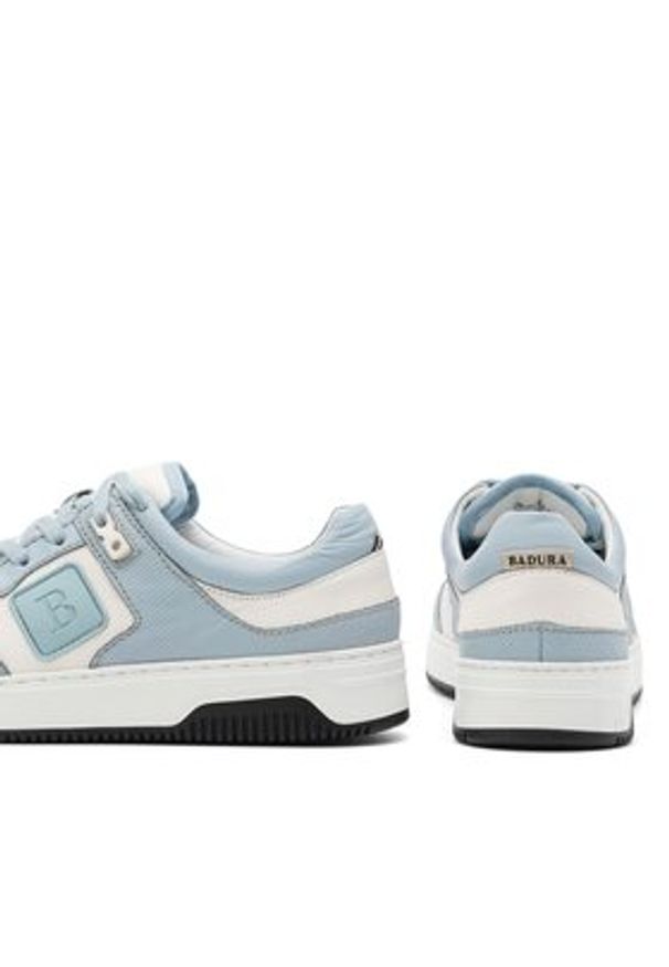 Badura Sneakersy BUXTON-21 MI08 Niebieski. Kolor: niebieski. Materiał: skóra