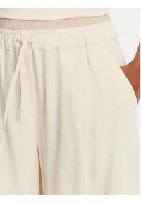 Marella Spodnie materiałowe Fred 2513131085 Écru Wide Leg. Materiał: len, wiskoza #4