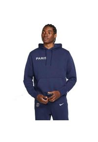 Bluza treningowa męska Nike Psg. Typ kołnierza: kaptur. Kolor: niebieski. Sport: fitness #1