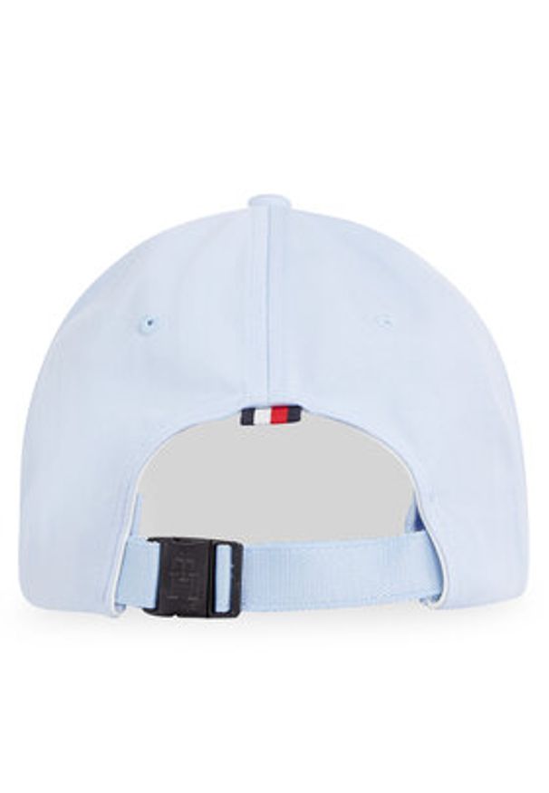 TOMMY HILFIGER - Tommy Hilfiger Czapka z daszkiem Th Imd Color 6 Panel Cap AM0AM13542 Błękitny. Kolor: niebieski. Materiał: materiał, bawełna