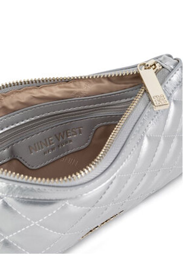 Nine West Torebka LILLA1 Srebrny. Kolor: srebrny